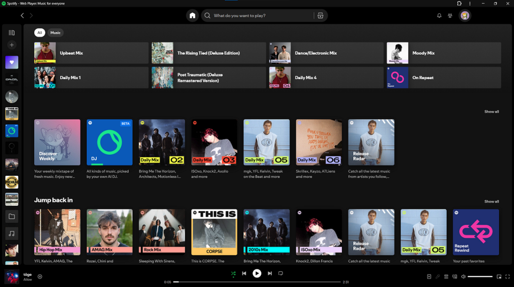 Spotify PWA