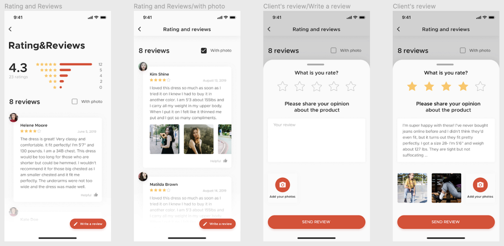Product Reviews in E-commerce App by Andrey Poteryahin